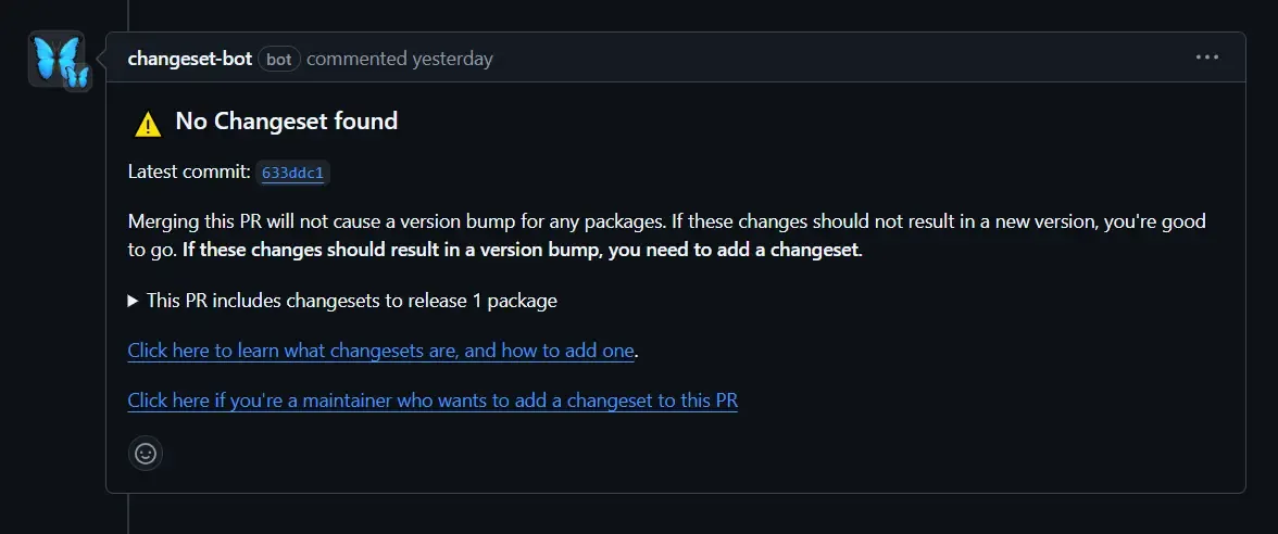 Changeset bot